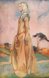 Una donna del tempo di Enrico II, 1907