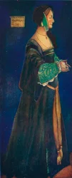 Una donna del tempo di Enrico VIII, 1907