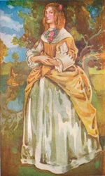 Una donna del tempo di Giacomo II, 1907