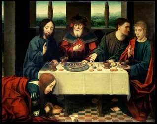 Cristo in casa di Simone il Fariseo (olio su tavola)