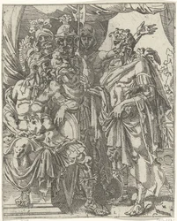 Achior racconta a Oloferne degli Israeliti (serie: Giuditta e Oloferne)