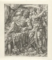 Giuditta decapita Oloferne (Giuditta e Oloferne)