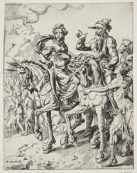Abramo e Sara entrano in Egitto