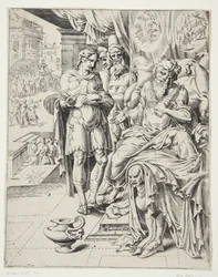 Giuseppe interpreta i sogni del Faraone