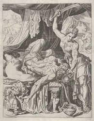 Giuditta decapita Oloferne (serie: Astuzie delle donne)