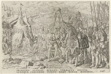 Campo Imperiale a Ingolstadt, 1546 Vittorie di Carlo V (titolo della serie) Divi Caroli. V. imp. opt. max. victoriae, ex multis praecipuae (titolo della serie)