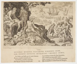 Le truppe imperiali portano la civiltà agli indiani