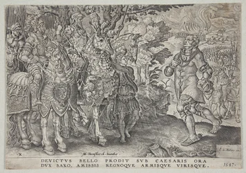 La resa di Giovanni Federico, Elettore di Sassonia, dopo la battaglia di Mühlberg