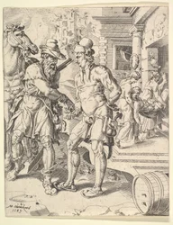La parabola del buon samaritano, 1549