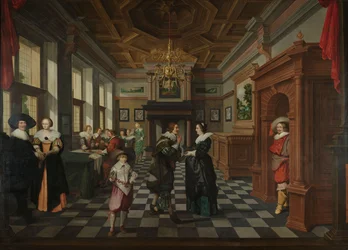 Una sequenza decorativa in sette parti: un interno