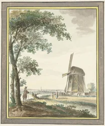 Paesaggio con mulino