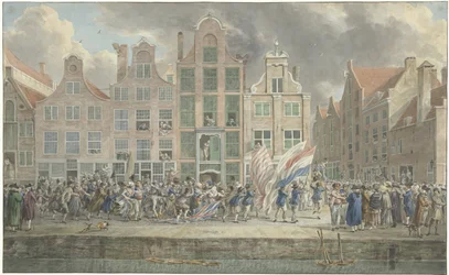 Dimostrazione anti-inglese a Rotterdam, 2 marzo 1781