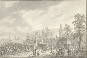La partenza della guarnigione di Amersfoort nel 1790