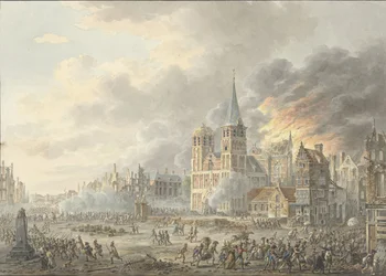 La presa di una città da parte delle truppe francesi