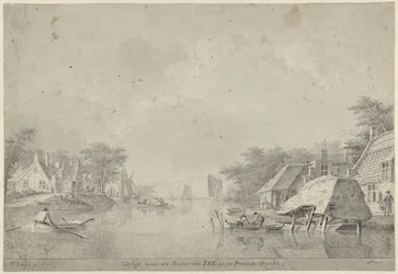 Veduta del fiume Lek a Utrecht