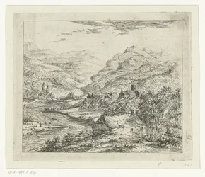 Vista nelle Highlands in Scozia