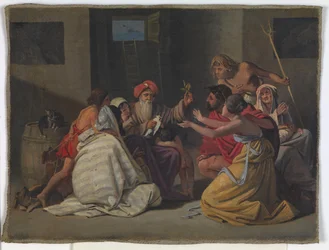 Bozza per il dipinto "Noè nell