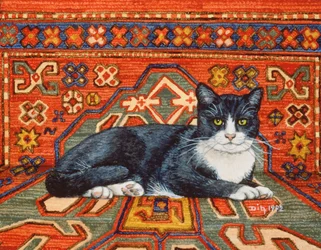Seconda toppa di tappeto-gatto, 1992
