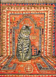 Il gatto sul tappeto