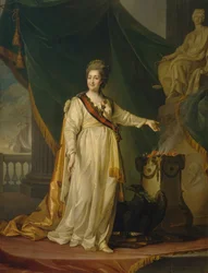 Caterina II come legislatrice nel Tempio della Dea della Giustizia, 1783