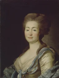 Ritratto di Anna Dorothea Louise Schmidt, nata Baronessa Klossen, c. 1785