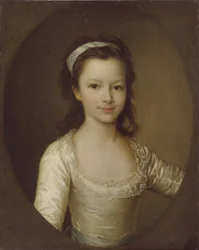 Ritratto della contessa Yekaterina Artemyevna Vorontsova 1780-1836 da bambina, fine anni 1780