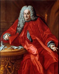 Ritratto di Domenico Canevari (1683-1745) doge della Repubblica di Genova tra il 1742 e il 1744. Dipinto attribuito a Domenico Bocciardo (1686-1746)