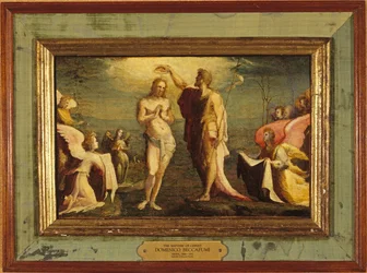 Beccafumi - Il battesimo di Cristo, 1528