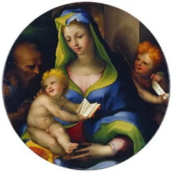 La Vergine e il Bambino con il neonato San Giovanni e San. Girolamo