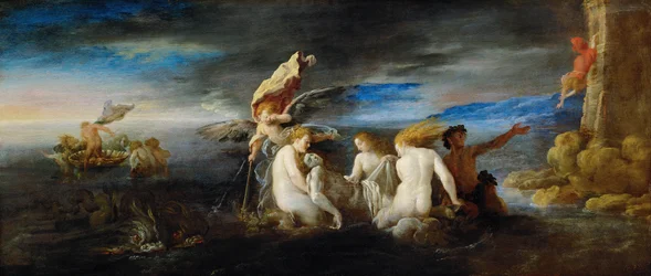 Eroe che piange il morto Leandro, c. 1622