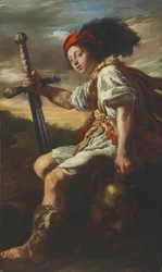 Davide con la Testa di Golia, c.1620