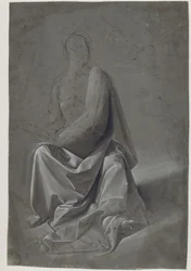 Studio del panneggio (forse studio della veste di Matteo l
