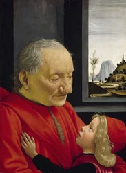 Italian: Ritratto di vecchio con nipote An Old Man and his Grandson