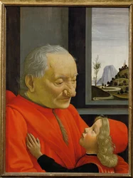 Ritratto di un uomo anziano e di un ragazzo - ...