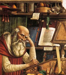 San Girolamo nel suo studio (dettaglio)