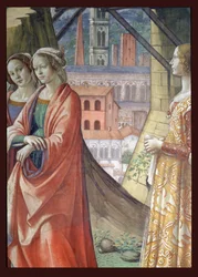 La Visitazione (dettaglio)