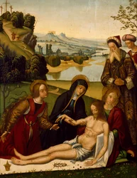 Compianto sul Cristo morto, di Domenico Panetti (ca 1460-prima del 1513)