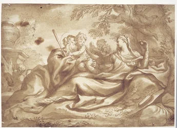 Riposo durante la fuga in Egitto