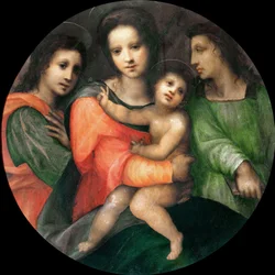 Madonna e Bambino con due angeli