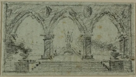 Portico con archi gotici