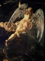 La discesa di Gesù Cristo al limbo (dettaglio di un angelo)