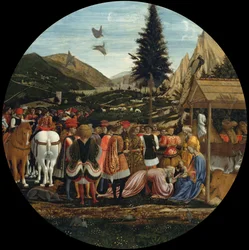Tedesco: Die Anbetung der Könige Adorazione dei Magi