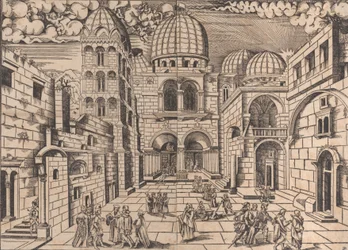 La Chiesa del Santo Sepolcro, Gerusalemme, ca. 1546