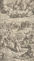 La Lapidazione di Santo Stefano, 16° secolo