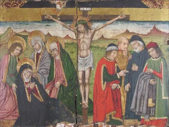 Pannello con La Crocifissione dal Retablo