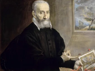Ritratto di Giulio Clovio 1498-1578, ca 1571