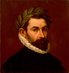 Ritratto del poeta Alonso de Ercilla y Zuniga, 1533-1594, tra il 1576 e il 1578