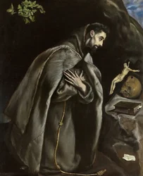 San Francesco in preghiera, ca 1585