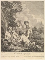 Bambino che nuota, ca. 1741