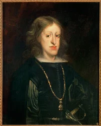 Re Carlos II, dipinto nel 1673 (dipinto su tela)
